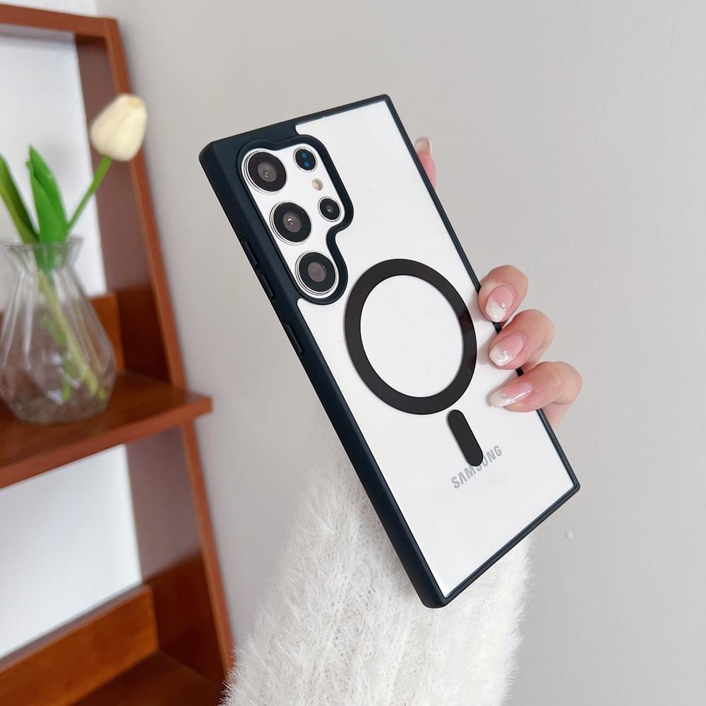 Luxury Premium Transparent Magsafe Wireless Charge Case Cover For Samsung Galaxy S23 Series - Image 27