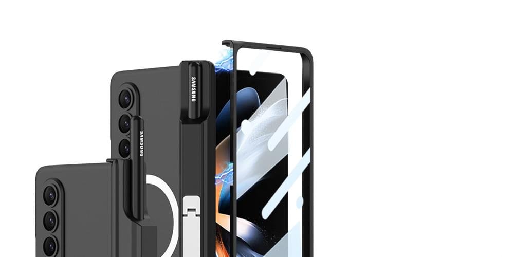 Magsafe Wireless Charging Magnetic Hinge Pen Holder Stand Case Cover For Fold 3 /Fold 4 - Image 7