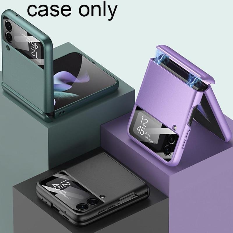 Luxury Premium Shockproof Magnetic Hard Phone Case Cover For Samsung Z Flip 3 5G/ Z Flip 3 5G - Image 9