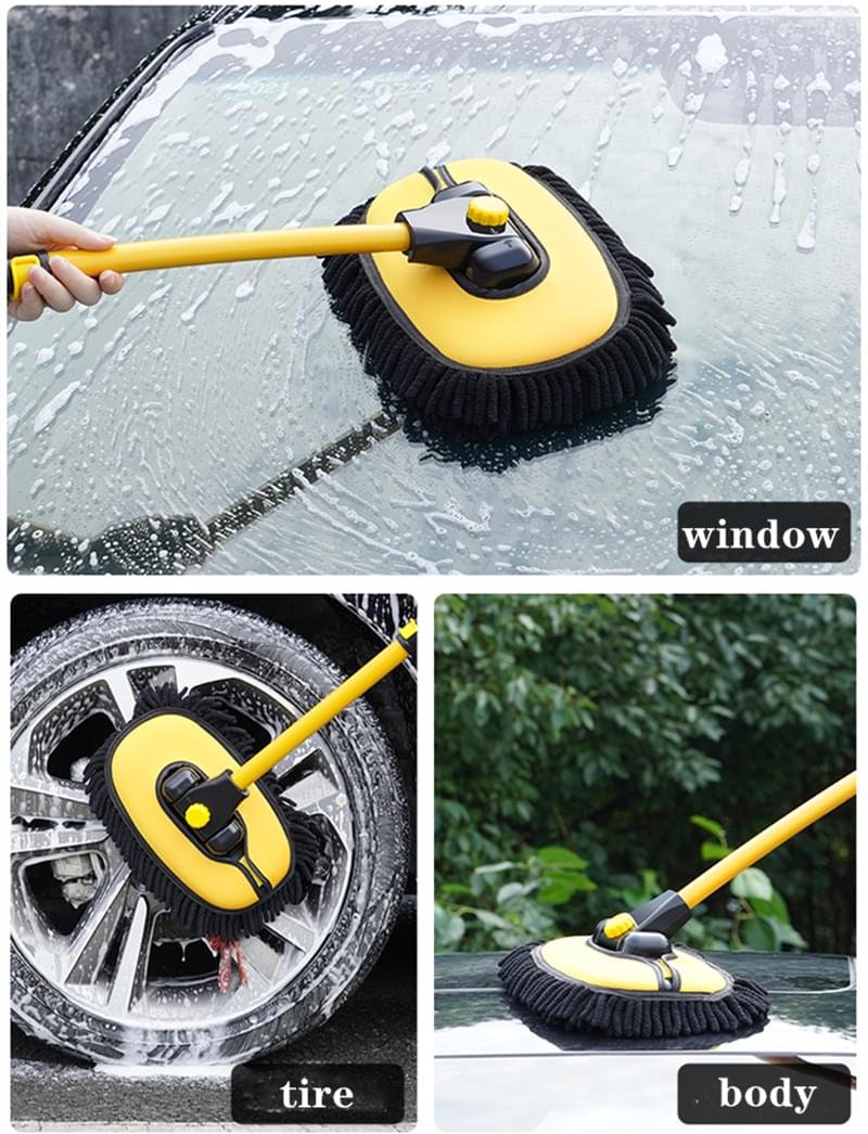 Car Mop Chenille Auto Telescoping Cleaning Brush - Image 3