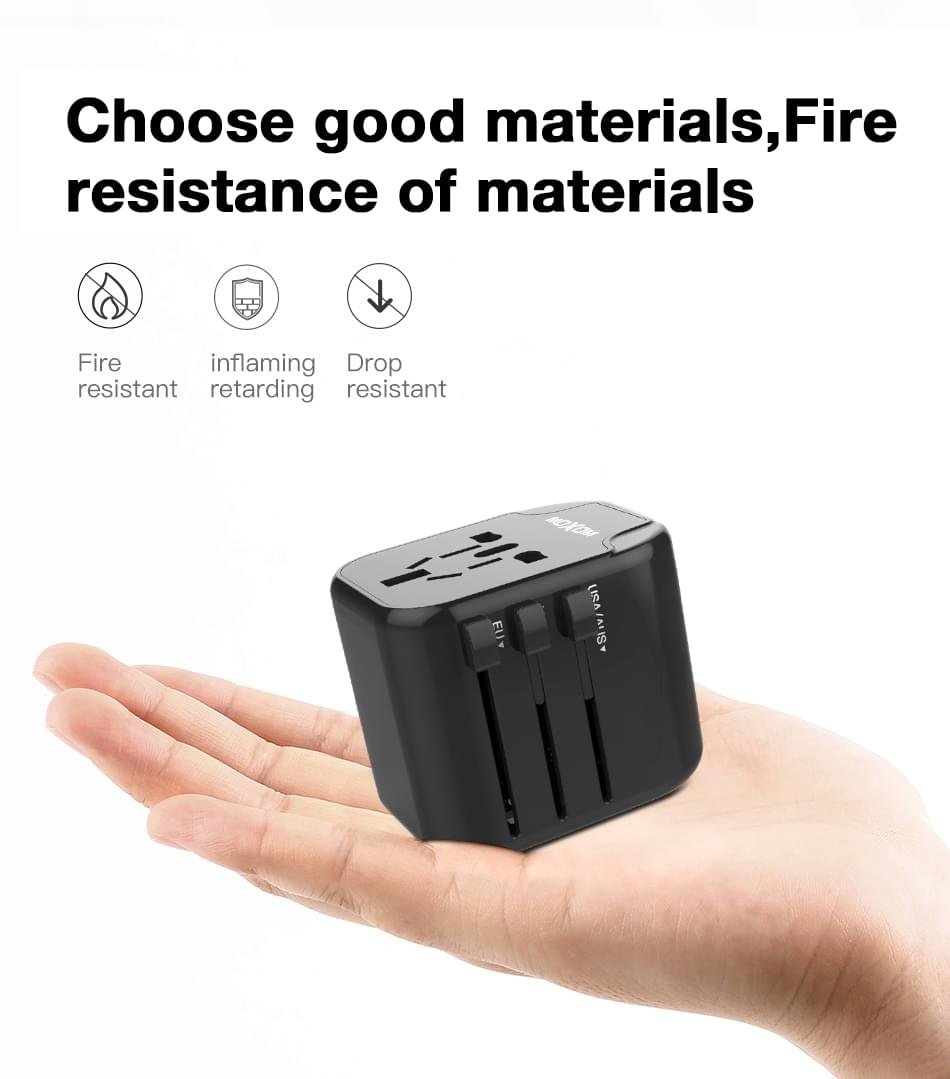 MOXOM 4 in1 with USB Charger Universal Adaptor Multi-Nation Travel Adapter - Image 18