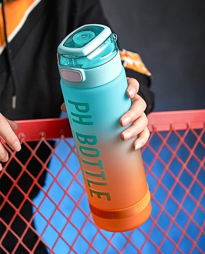 1000ml Sports Fitness Space Cup Gradient Color Portable Fitness Water Bottle - Image 14