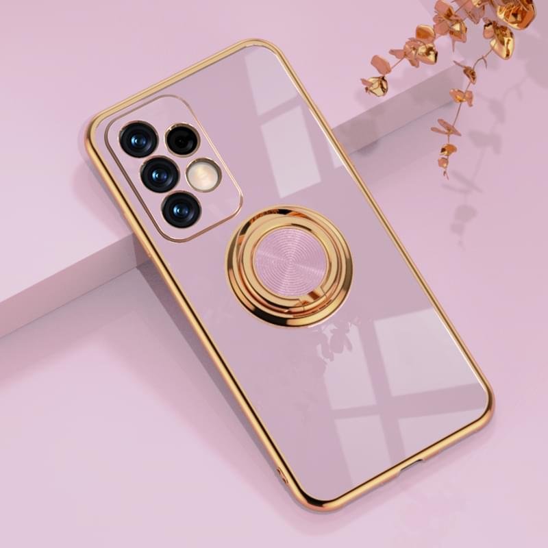 Luxury Premium Electroplated Gold Plated Case Cover and 3D Glass Protector For Samsung A13 - Image 4