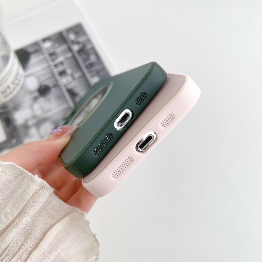 Luxury Fashion Frosted AG Silicon Frame Anti-drop With Lens Case Cover For iPhone Series - Image 12
