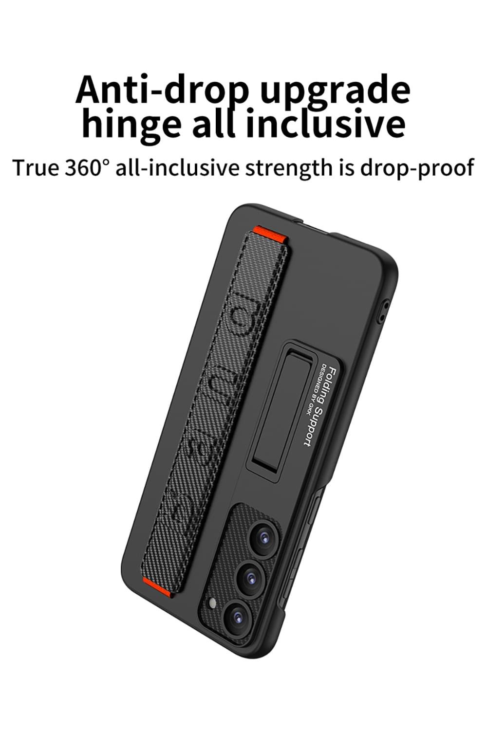 Luxury Holder Stretch Wristband Shockproof Protection Hard Back Cover For Samsung Galaxy S23 Series - Image 16