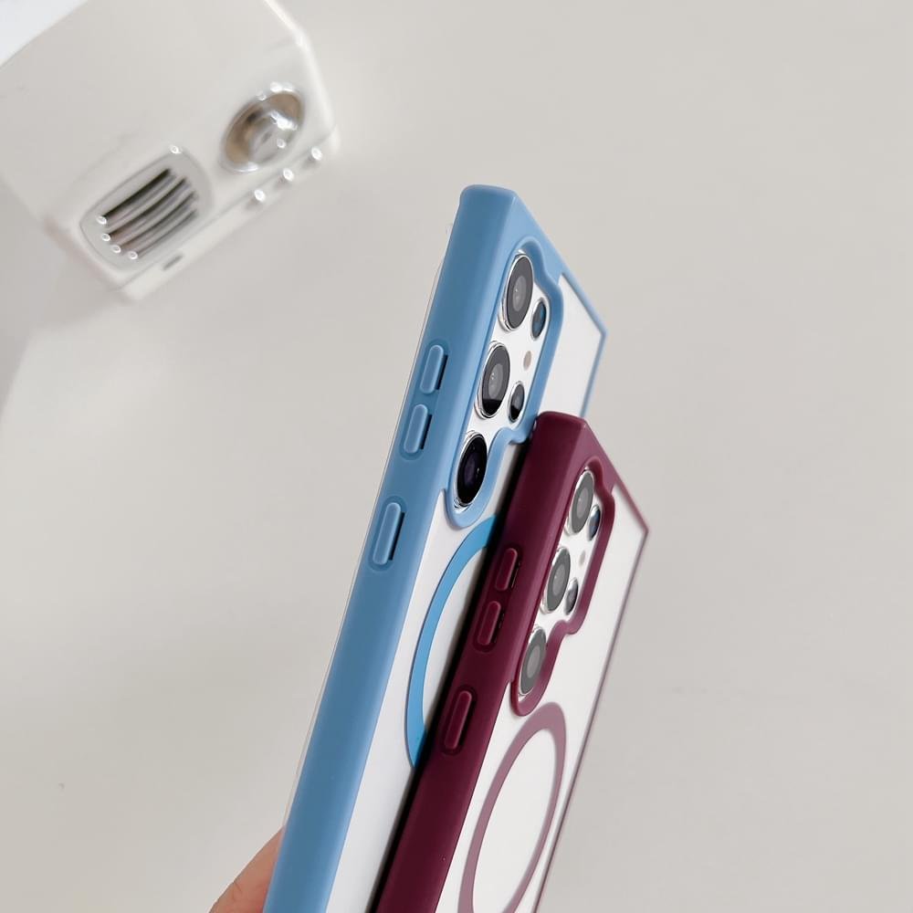 Luxury Premium Transparent Magsafe Wireless Charge Case Cover For Samsung Galaxy S23 Series - Image 25