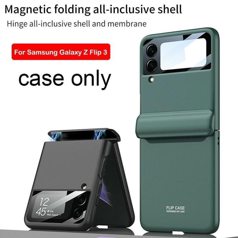 Luxury Premium Shockproof Magnetic Hard Phone Case Cover For Samsung Z Flip 3 5G/ Z Flip 3 5G - Image 8
