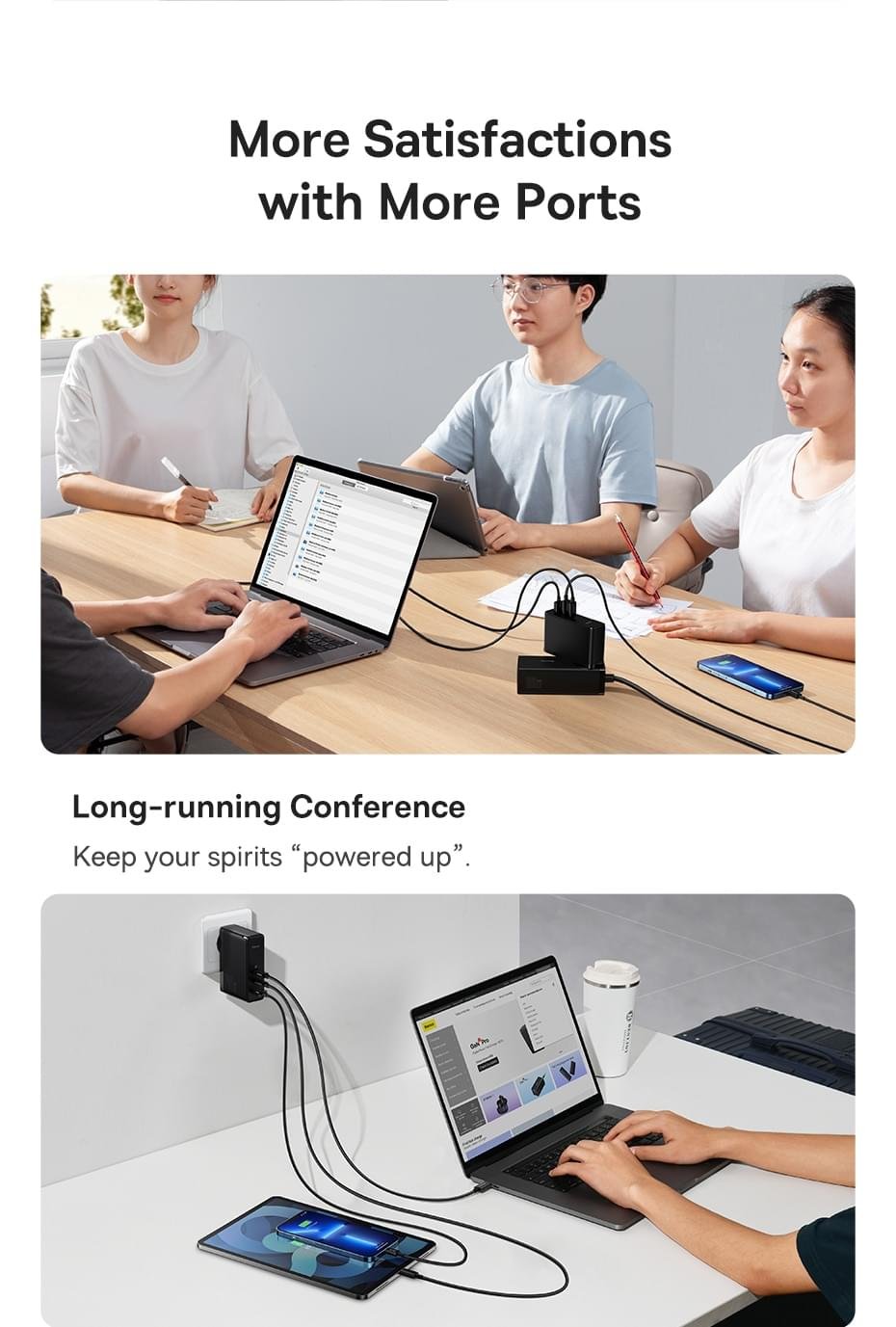 Baseus 140W GaN Charger USB Type C PD3.1 Fast Charge - Image 13