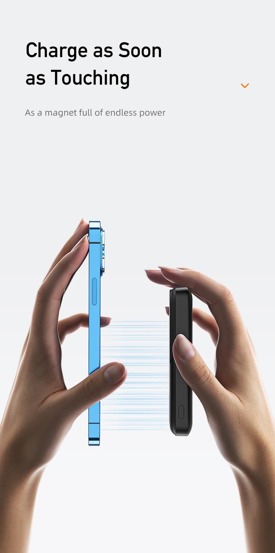 Awei 10000mAh Mini Portable Magnetic Wireless Powerbank 22.5W - Image 6