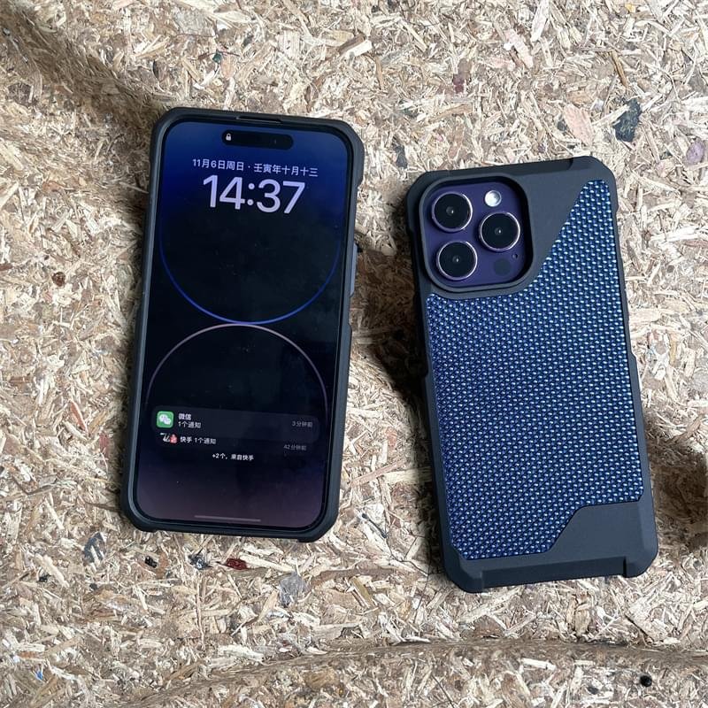 Magnetic Magsafe absorption Leather Phone Case Cover and 3D Glass Protector For iPhone 14 Pro Max - Image 9