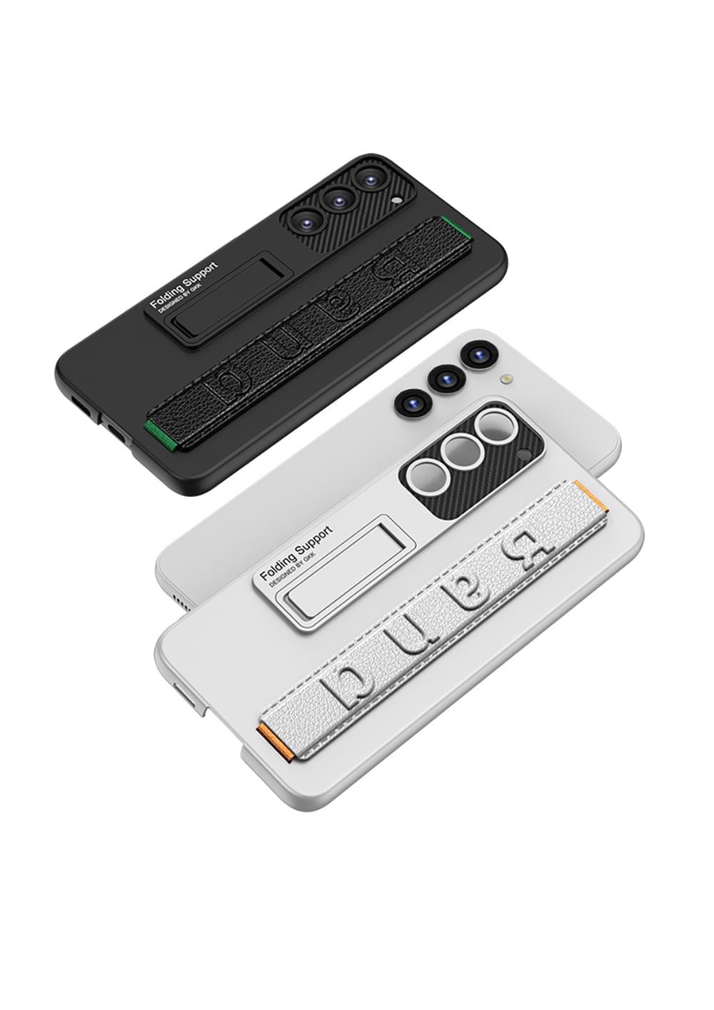 Luxury Holder Stretch Wristband Shockproof Protection Hard Back Cover For Samsung Galaxy S23 Series - Image 17