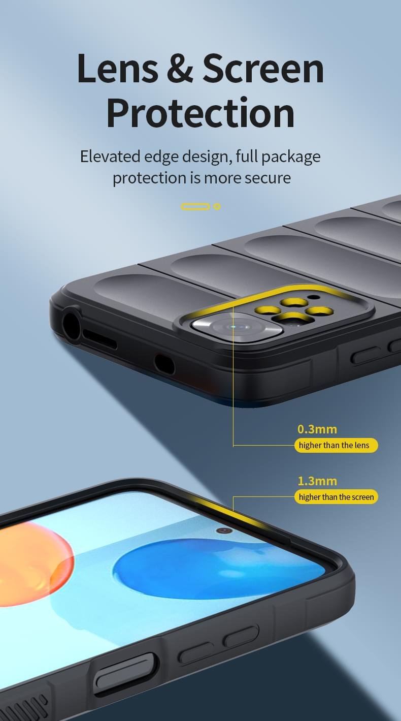 Luxury Liquid Silicone Coque Global Shockproof Case and 3D Glass Protector For Redmi Note 11/Note 11 Pro - Image 17