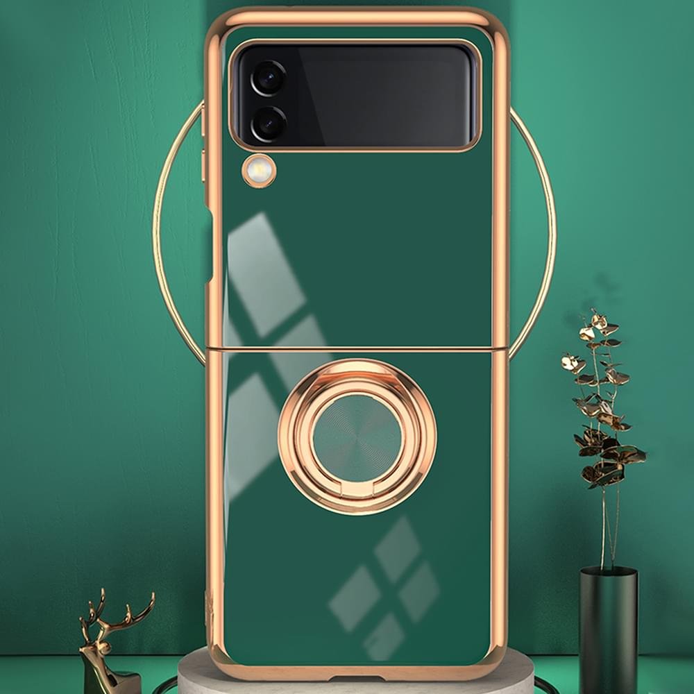 Luxury Premium Electroplated Finger Ring Case For Samsung Galaxy Z Flip Series - Image 24