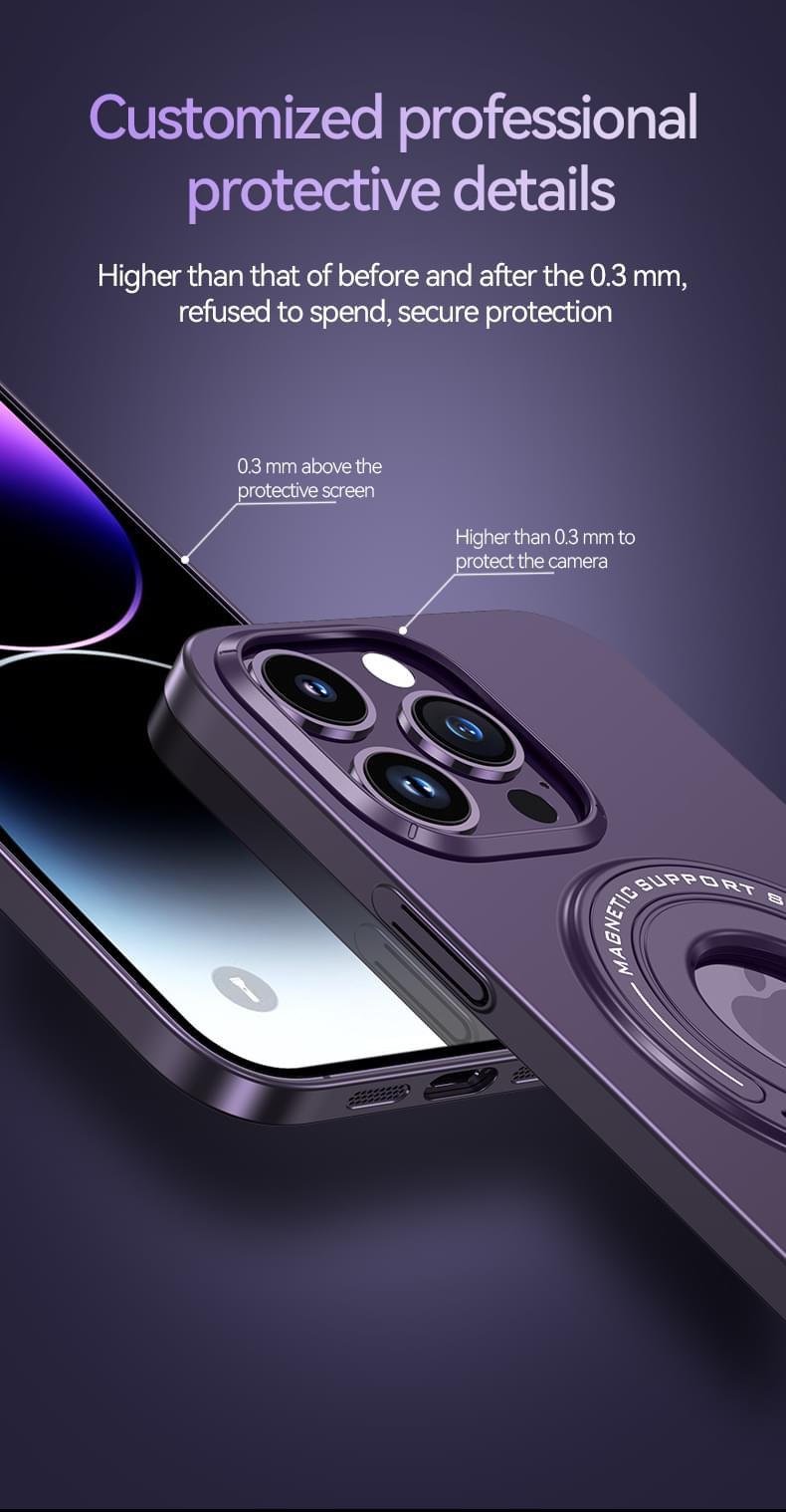 Luxury Magnetic Stand Magsafe Wireless Charger Case Cover For iPhone 12 Pro Max - Image 8