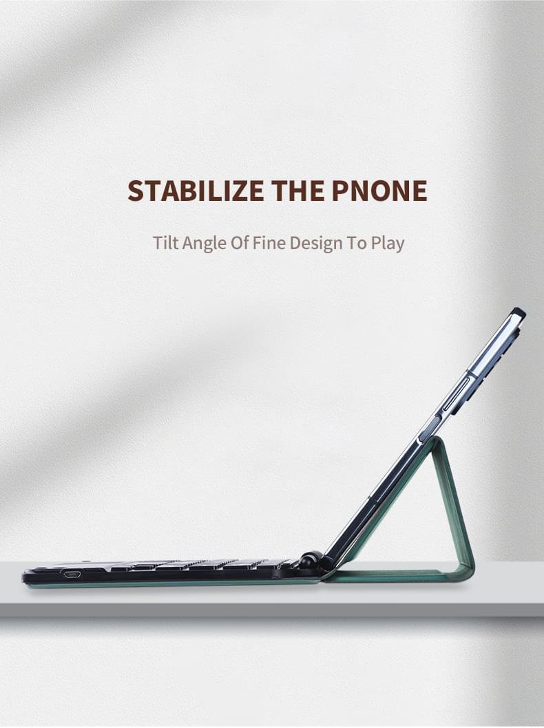 Luxury Premium Wireless Bluetooth keyboard Leather Case Cover For Samsung Galaxy Z Fold Phones - Image 15