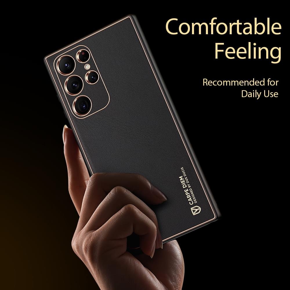 DUX DUCIS YOLO Series Case Luxury Protecting Back Cover Leather Pattern For Samsung Galaxy S23 Ultra - Image 13