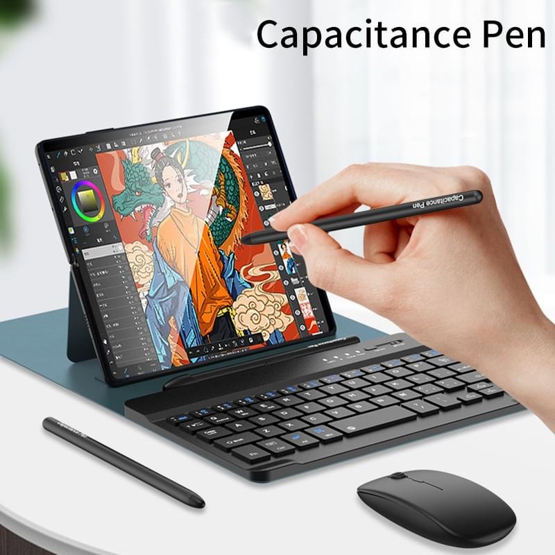 Luxury Premium Wireless Bluetooth keyboard Leather Case Cover For Samsung Galaxy Z Fold Phones - Image 21