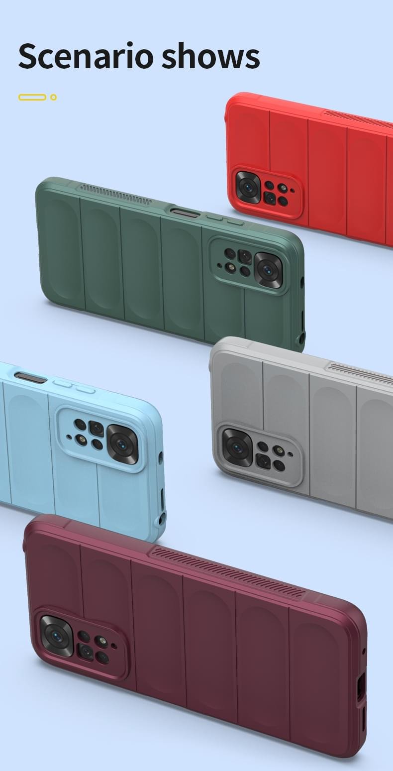 Luxury Liquid Silicone Coque Global Shockproof Case and 3D Glass Protector For Redmi Note 11/Note 11 Pro - Image 12