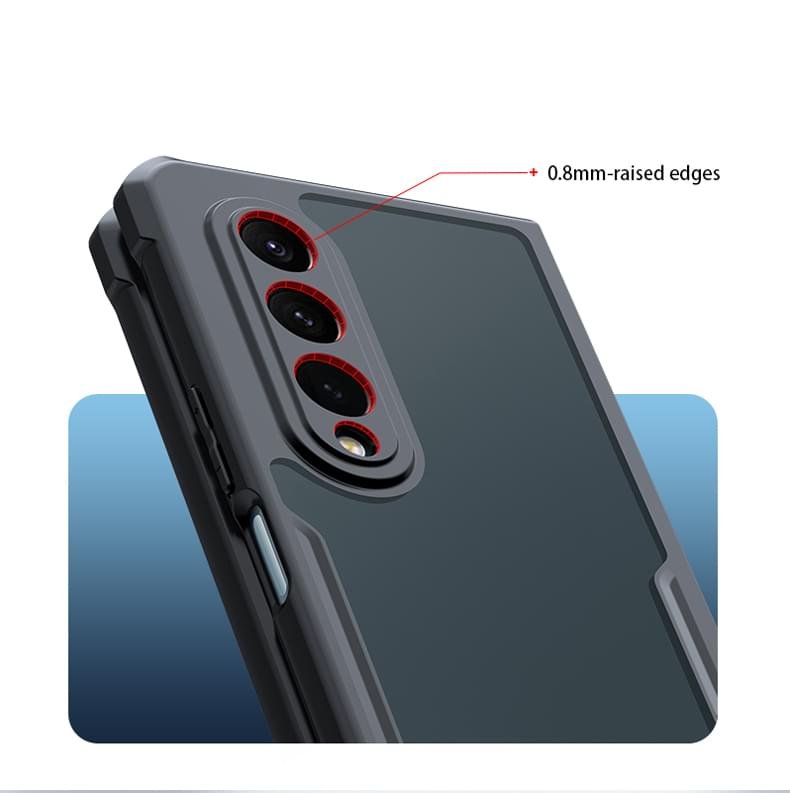 Xundd Shockproof Transparent Durable Foldable Case Cover For Samsung Galaxy Z Fold 3/ Z Fold 4 - Image 9