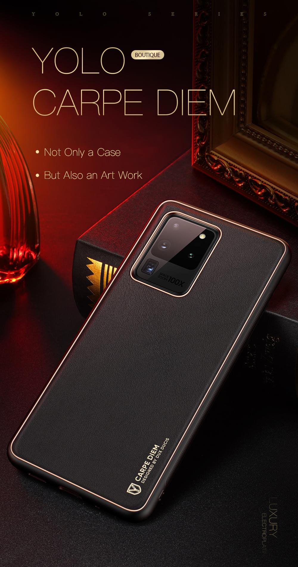 Dux Ducis Yolo Leather Electroplated Case for Samsung S20+/S20 Ultra - Image 13