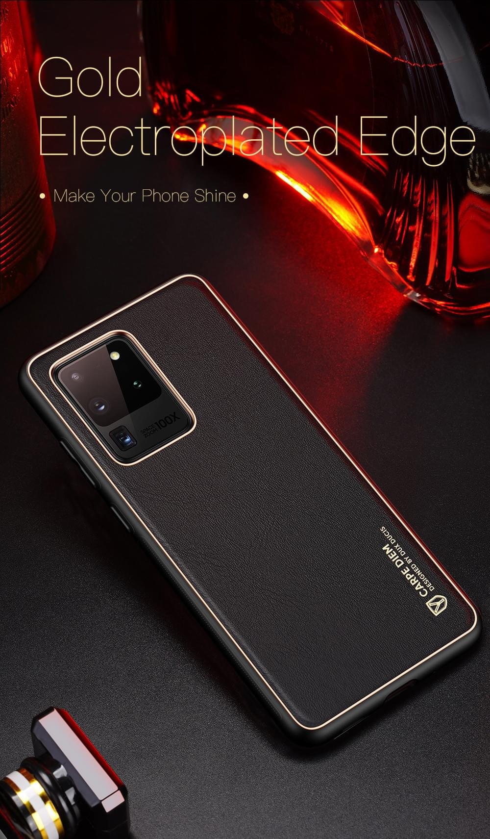 Dux Ducis Yolo Leather Electroplated Case for Samsung S20+/S20 Ultra - Image 11