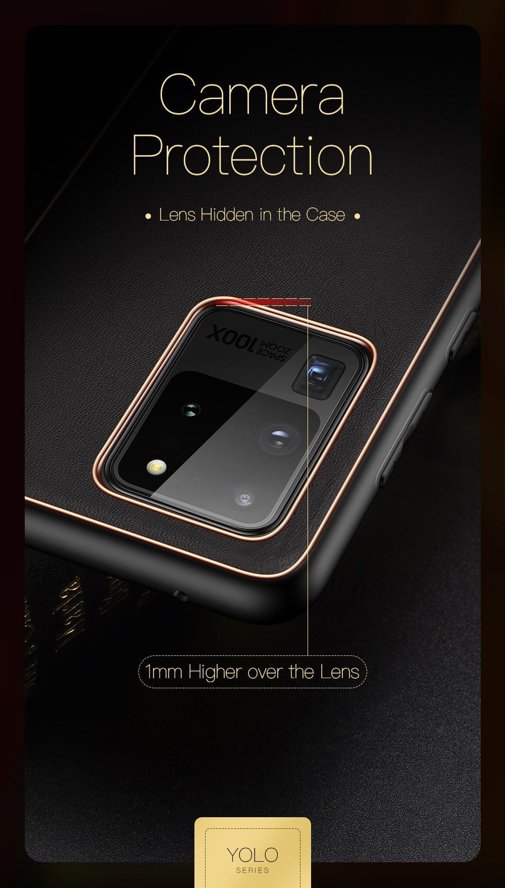 Dux Ducis Yolo Leather Electroplated Case for Samsung S20+/S20 Ultra - Image 9