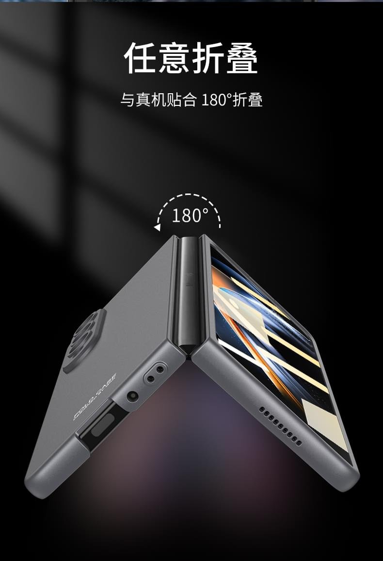 Luxury Ultra Thin Hard PC Front Tempered Glass Phone Cover For Samsung Galaxy Z Fold 3/Z Fold 4 - Image 8