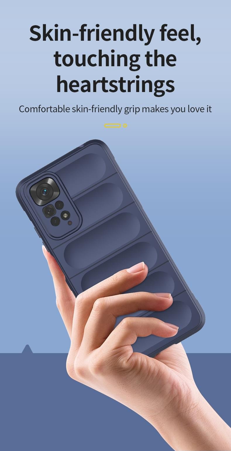 Luxury Liquid Silicone Coque Global Shockproof Case and 3D Glass Protector For Redmi Note 11/Note 11 Pro - Image 9