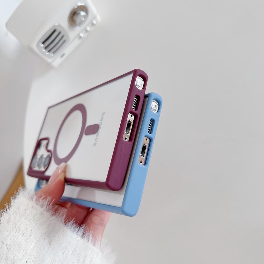 Luxury Premium Transparent Magsafe Wireless Charge Case Cover For Samsung Galaxy S23 Series - Image 9