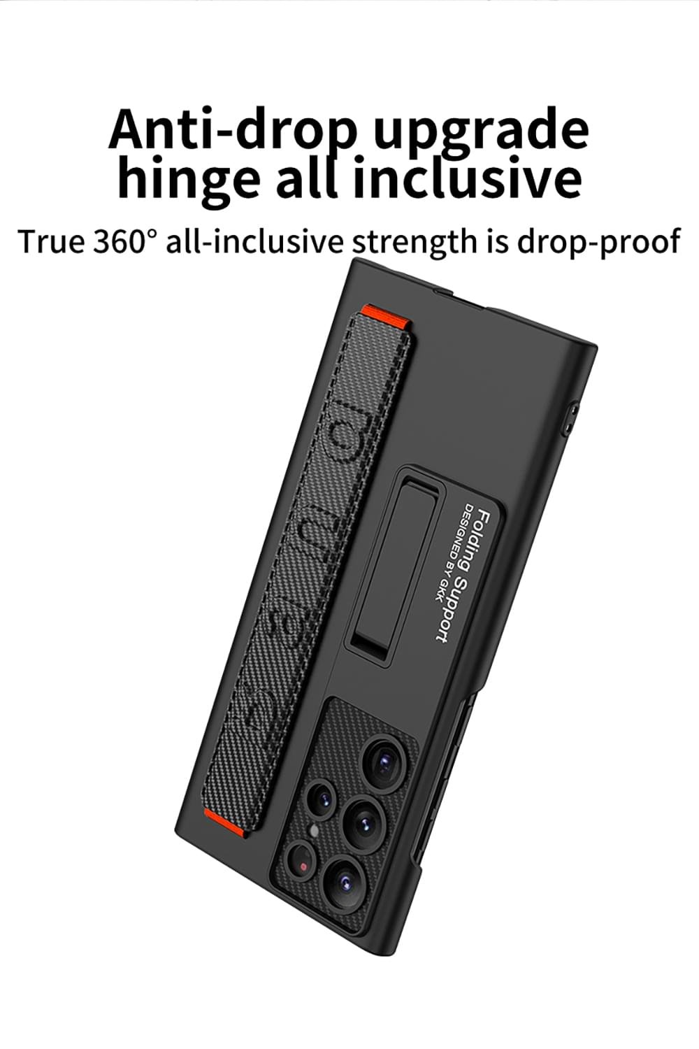 Luxury Holder Stretch Wristband Shockproof Protection Hard Back Cover For Samsung Galaxy S23 Series - Image 22