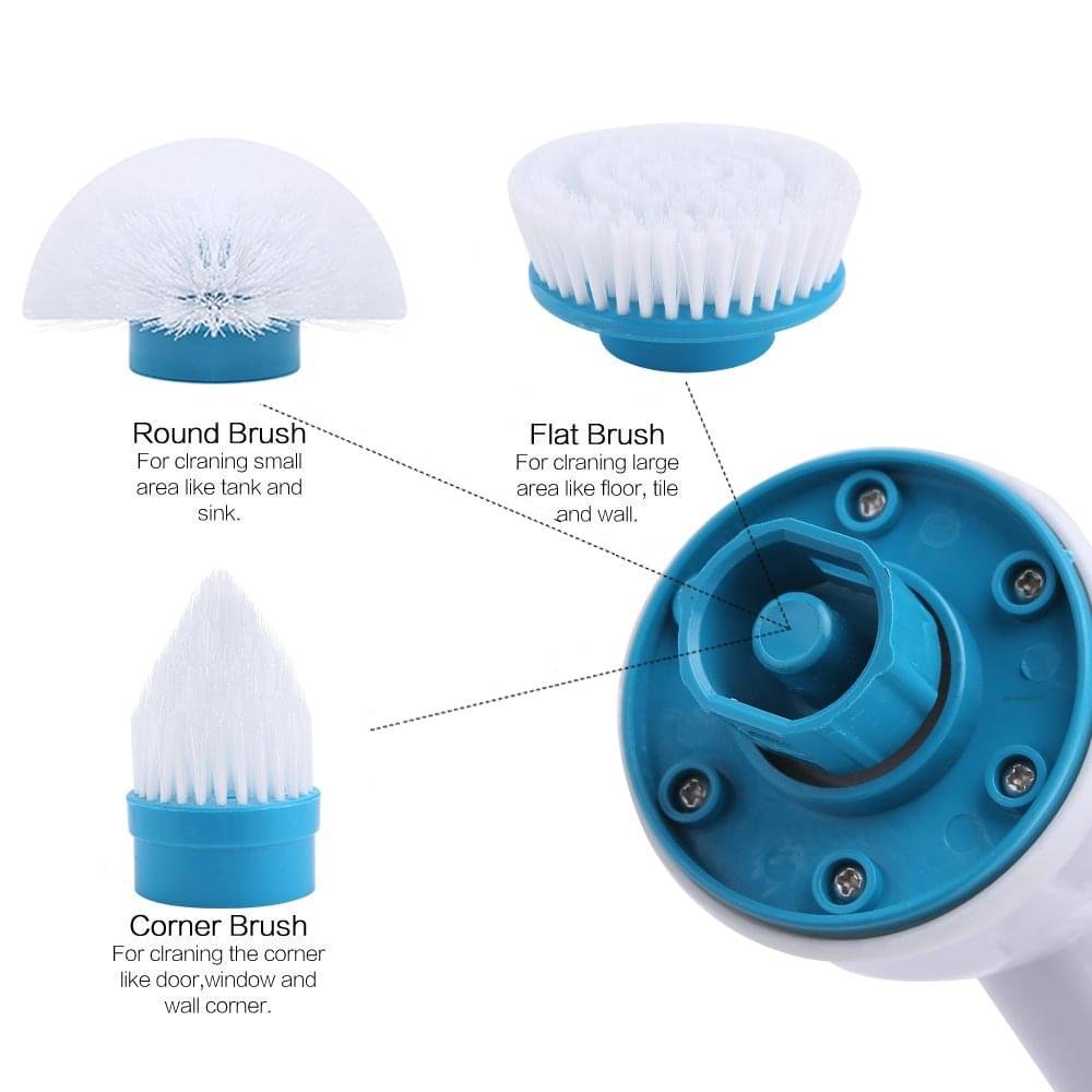 Electric Rechargeable Adjustable Cordless Spinning  Scrubber Brush - Image 21