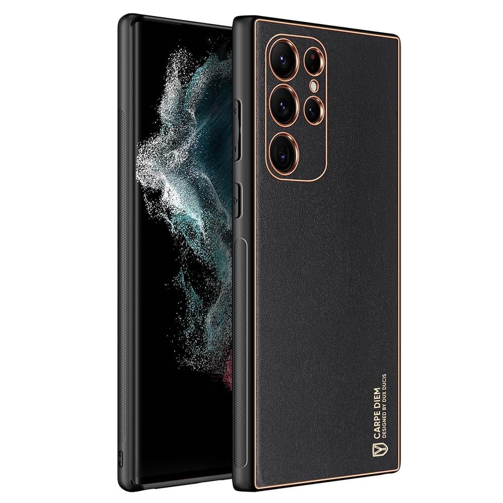 DUX DUCIS YOLO Series Case Luxury Protecting Back Cover Leather Pattern For Samsung Galaxy S23 Ultra - Image 7