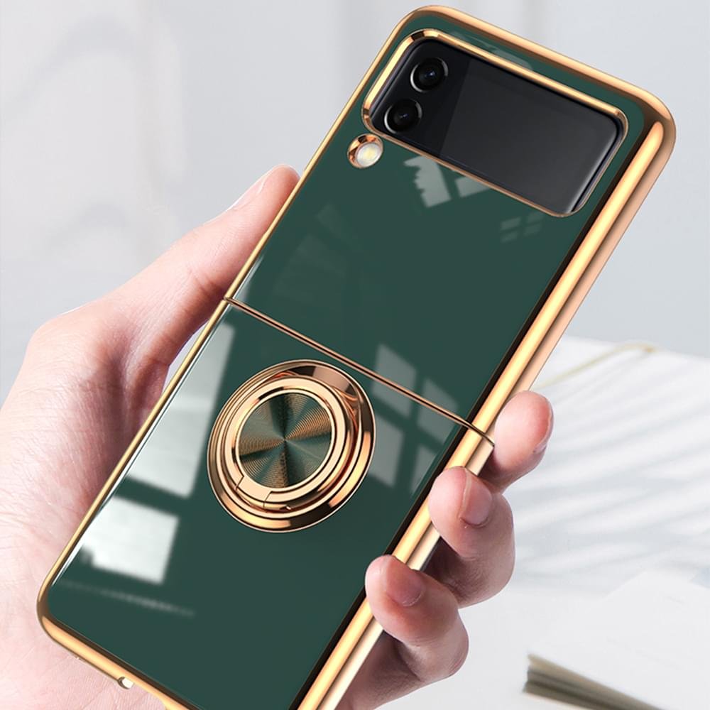 Luxury Premium Electroplated Finger Ring Case For Samsung Galaxy Z Flip Series - Image 29