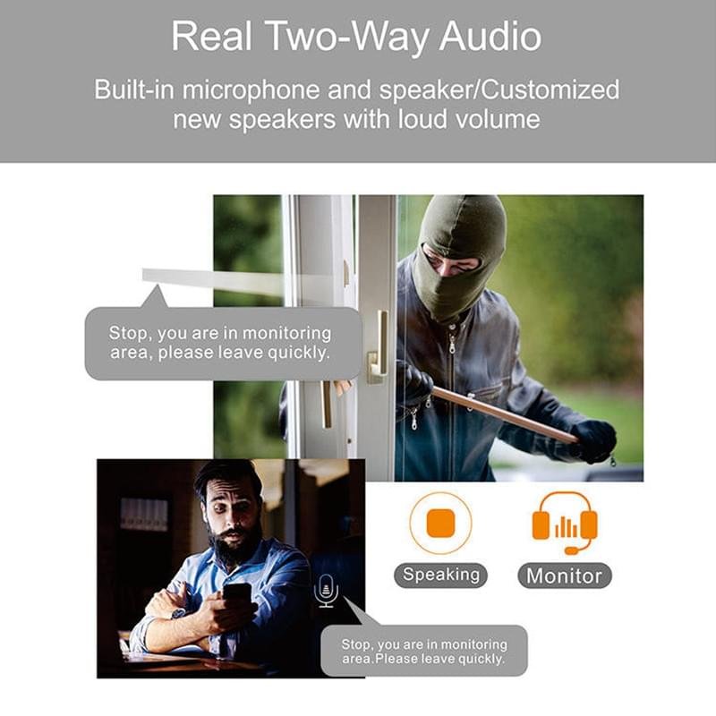 PTZ  360 Degrees 5MP 4G SIM Card Solar WIFI Security Motion Surveillance Camera - Image 21