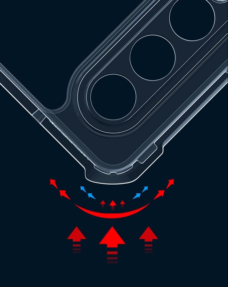 Xundd Shockproof Transparent Durable Foldable Case Cover For Samsung Galaxy Z Fold 3/ Z Fold 4 - Image 11