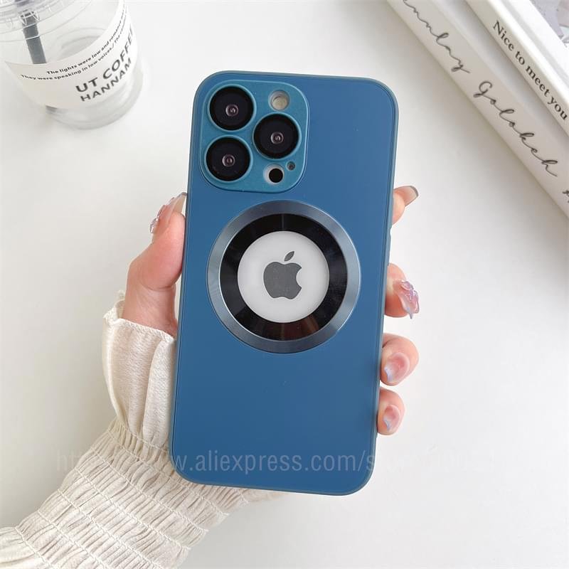 Luxury Fashion Frosted AG Silicon Frame Anti-drop With Lens Case Cover For iPhone Series - Image 23