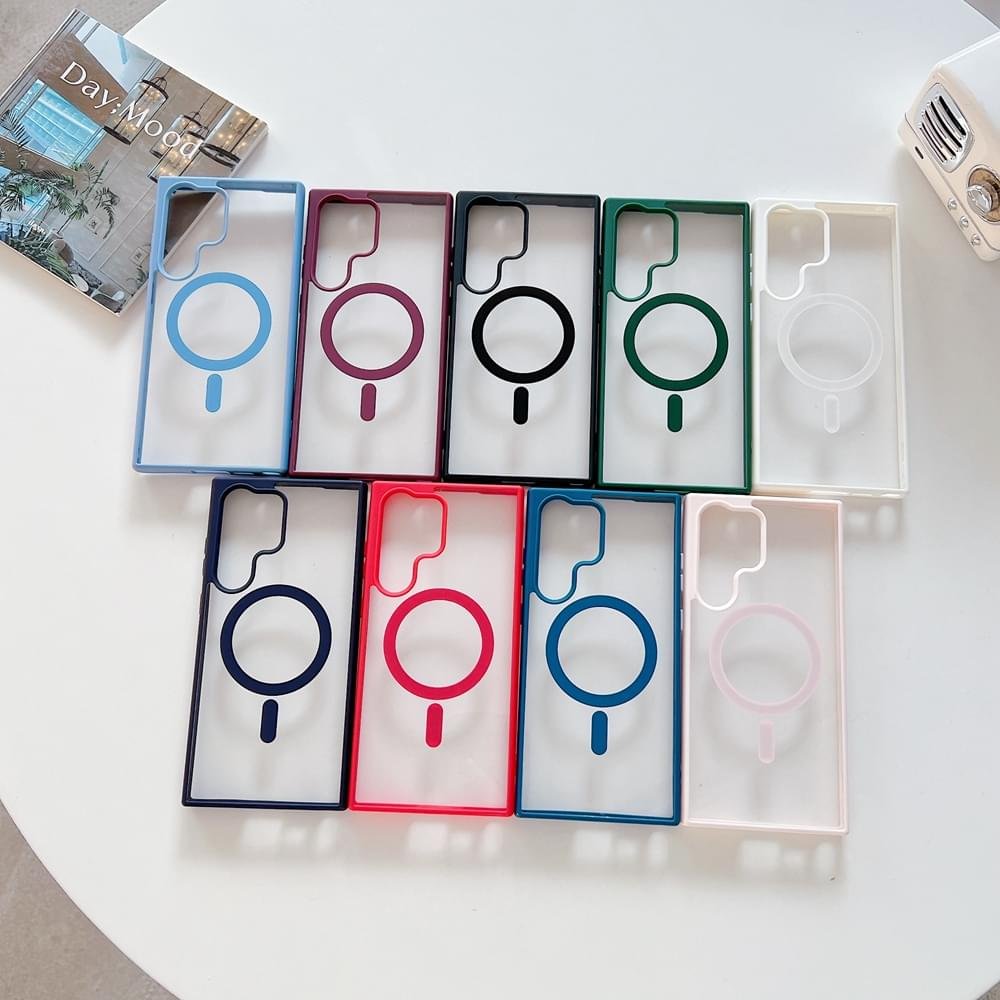 Luxury Premium Transparent Magsafe Wireless Charge Case Cover For Samsung Galaxy S23 Series - Image 6