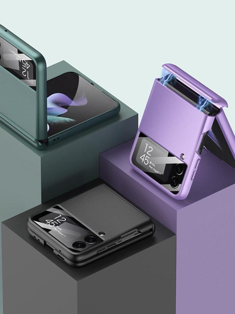 Luxury Premium Shockproof Magnetic Hard Phone Case Cover For Samsung Z Flip 3 5G/ Z Flip 3 5G