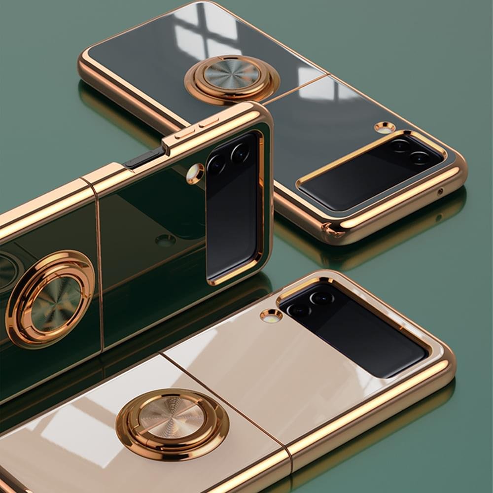 Luxury Premium Electroplated Finger Ring Case For Samsung Galaxy Z Flip Series - Image 31