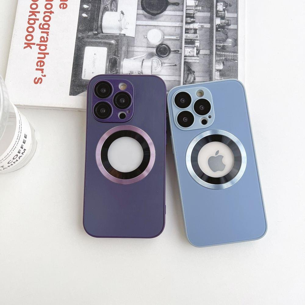 Luxury Fashion Frosted AG Silicon Frame Anti-drop With Lens Case Cover For iPhone Series - Image 25