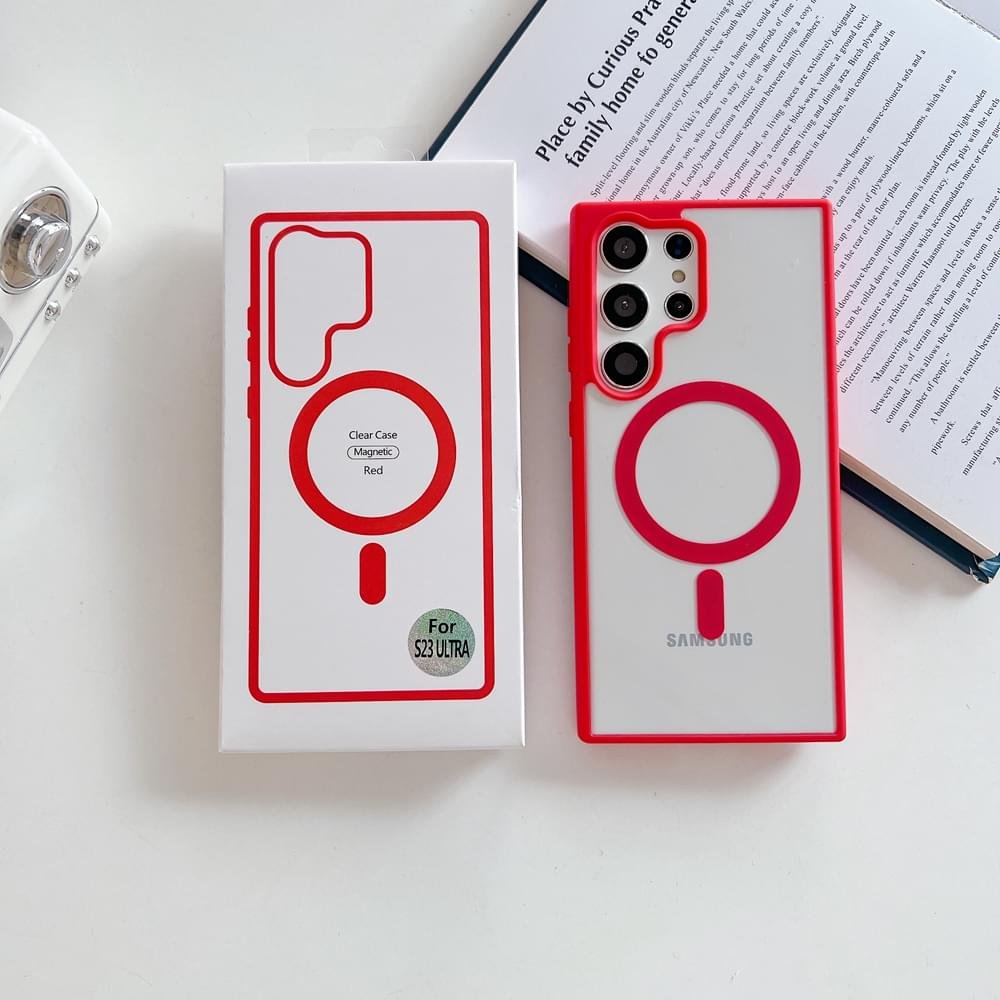 Luxury Premium Transparent Magsafe Wireless Charge Case Cover For Samsung Galaxy S23 Series - Image 3