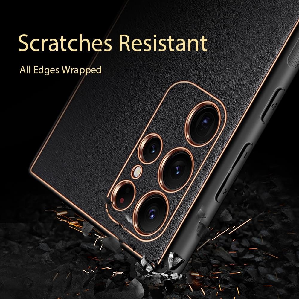 DUX DUCIS YOLO Series Case Luxury Protecting Back Cover Leather Pattern For Samsung Galaxy S23 Ultra - Image 6