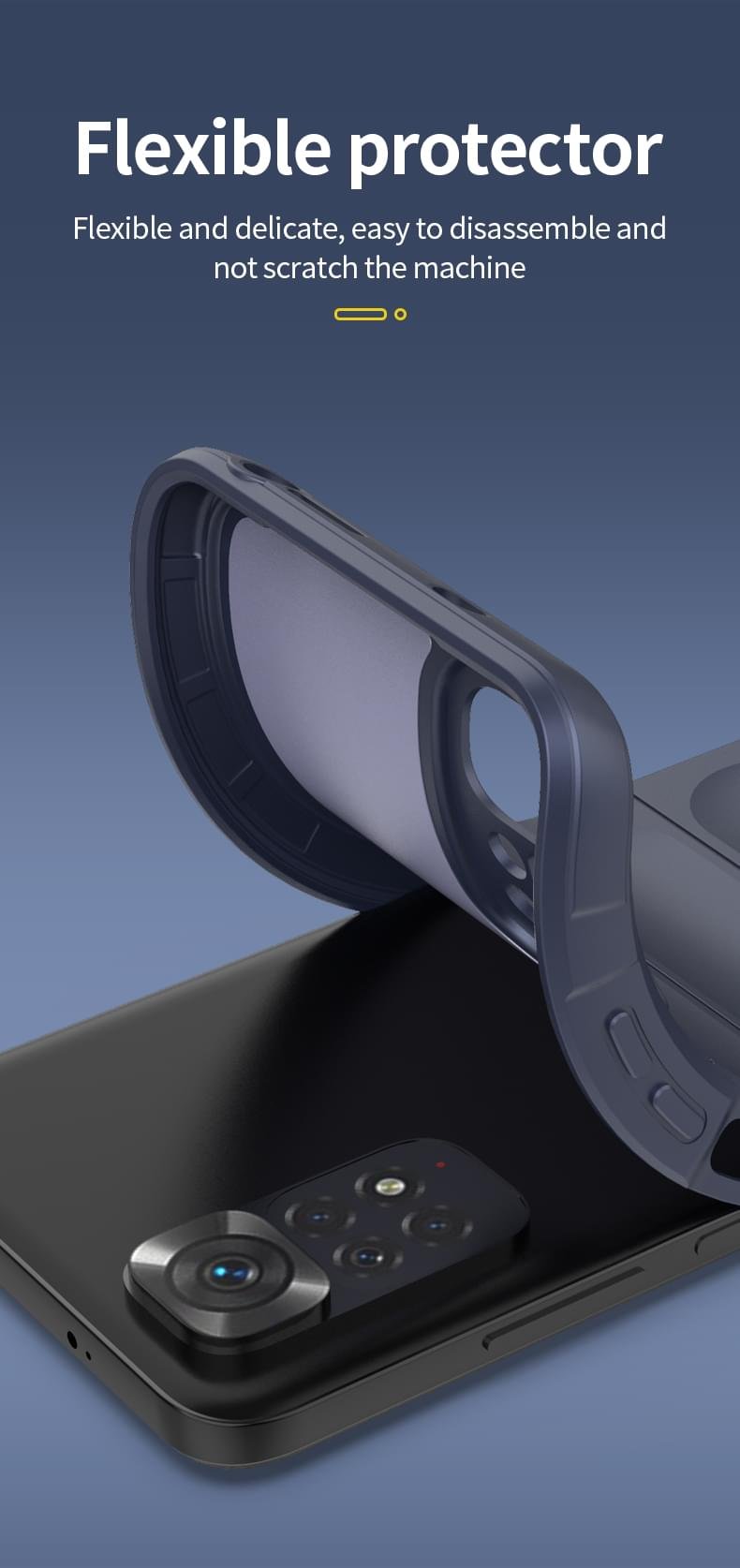 Luxury Liquid Silicone Coque Global Shockproof Case and 3D Glass Protector For Redmi Note 11/Note 11 Pro - Image 2