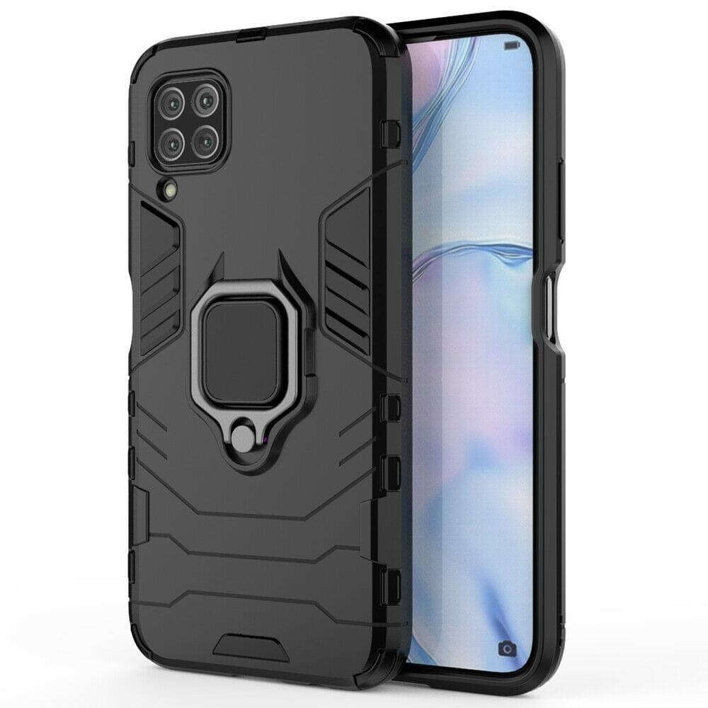 Huawei Nova 7i Armor Ring Case +3D Tempered Glass Protector - Image 6