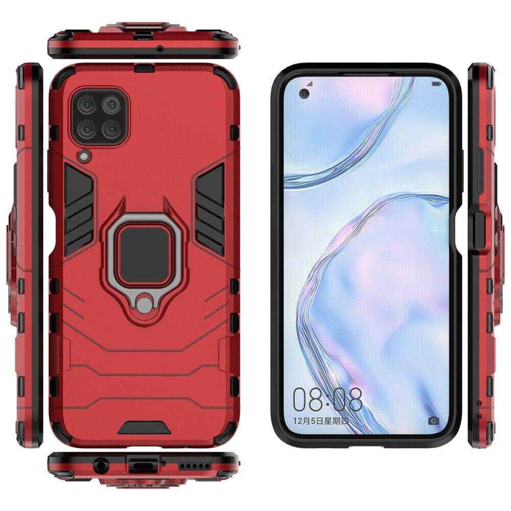 Huawei Nova 7i Armor Ring Case +3D Tempered Glass Protector - Image 5