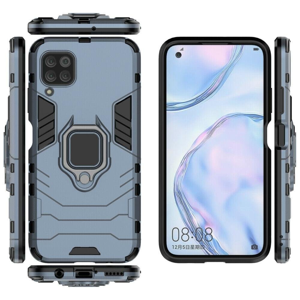 Huawei Nova 7i Armor Ring Case +3D Tempered Glass Protector - Image 12
