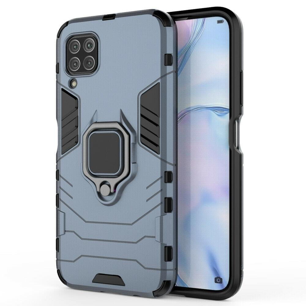 Huawei Nova 7i Armor Ring Case +3D Tempered Glass Protector - Image 3