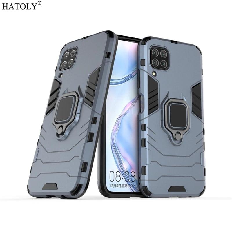 Huawei Nova 7i Armor Ring Case +3D Tempered Glass Protector - Image 9