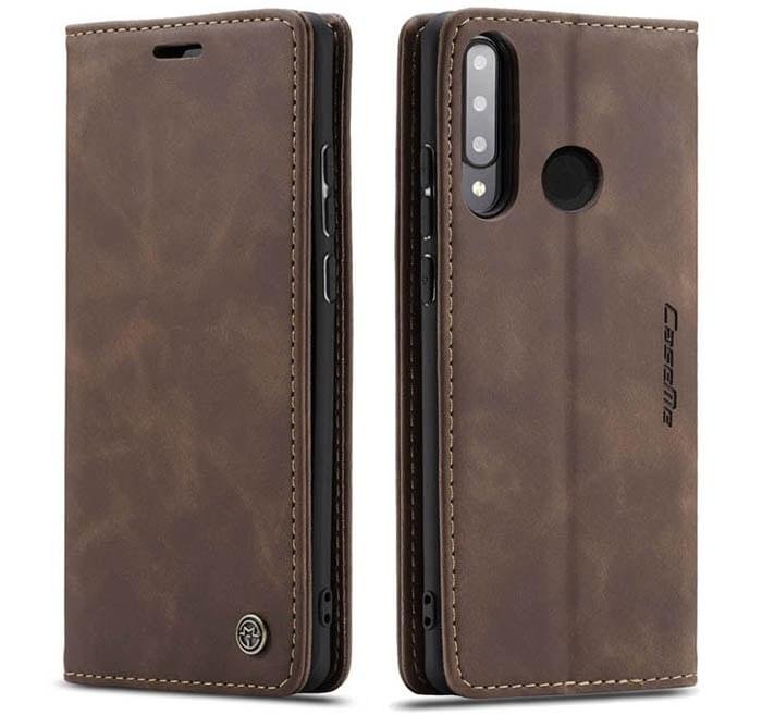 Huawei P20 Lite CaseMe Leather cover + 3D Glass Protector - Image 5