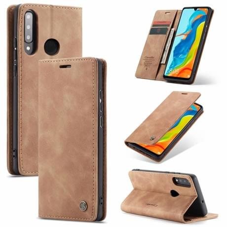 Huawei P20 Lite CaseMe Leather cover + 3D Glass Protector - Image 2